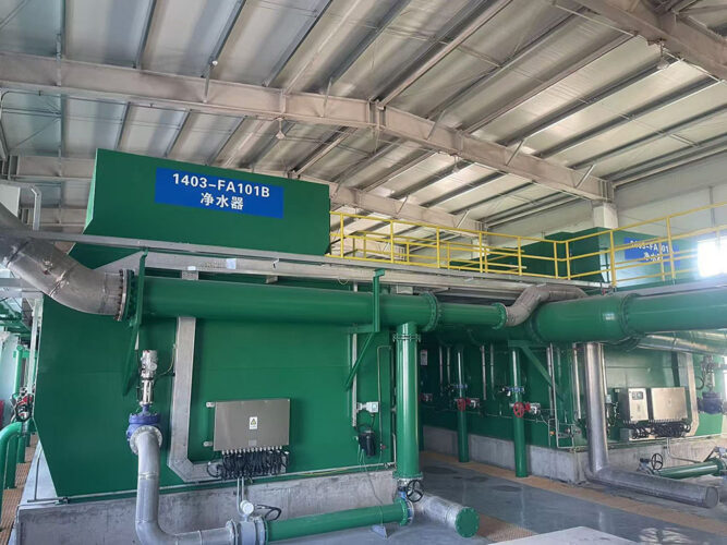 600t/h连云港原水预处理+330t/h全膜法除盐水系统+50t/h凝结水系统